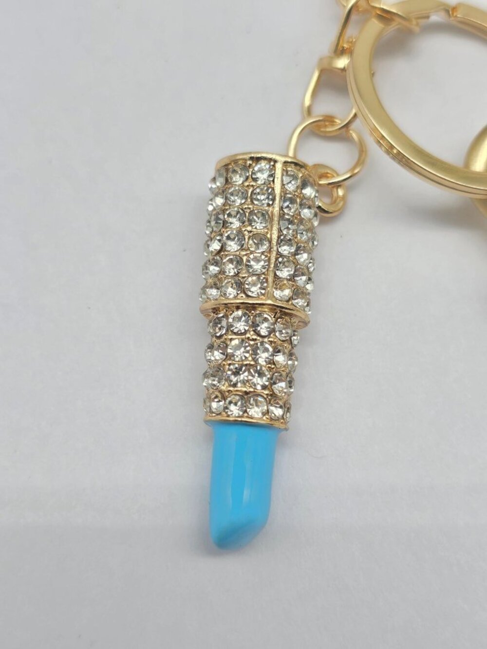 Authentic Louis Vuitton Gold Padlock 🔑 Unbranded Lipstick Keychain Bag Charm - Picture 7 of 9